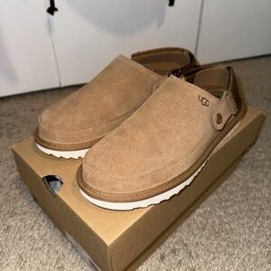 UGG Light Brown Suede Slip-Ons